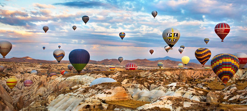 Survol de la Cappadoce en montgolfière