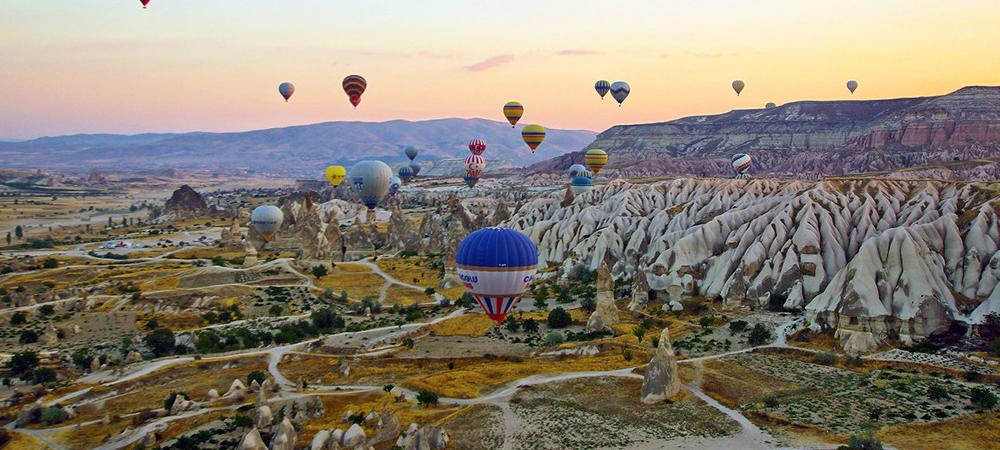 Survol de la Cappadoce en montgolfière