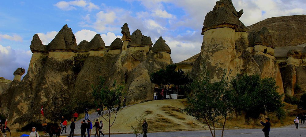 The hike, Fairy chimneys valley